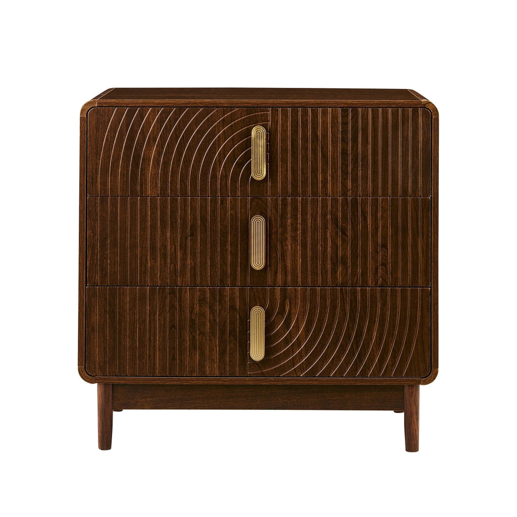 Marnie 3 Drawer Chest - Walnut