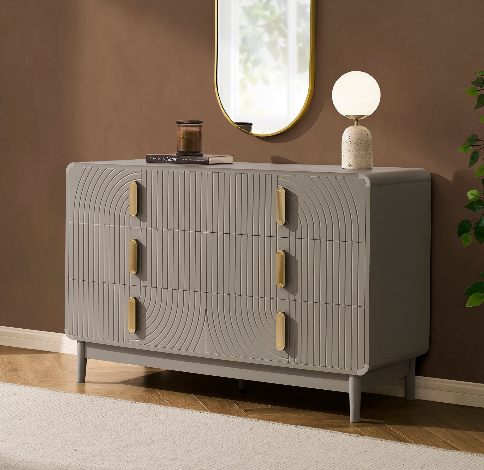 Marnie 6 Drawer Chest - Taupe