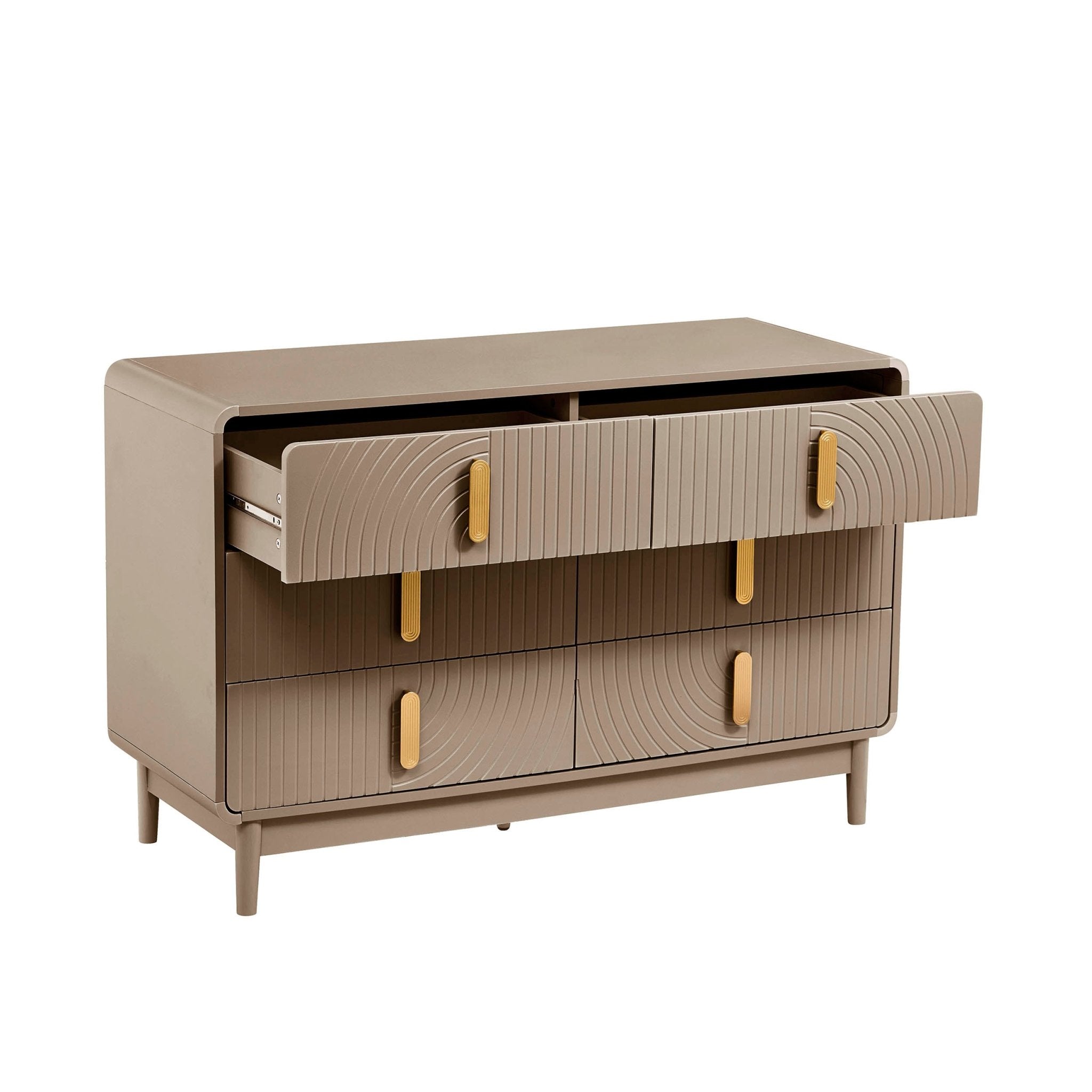 Marnie 6 Drawer Chest - Taupe