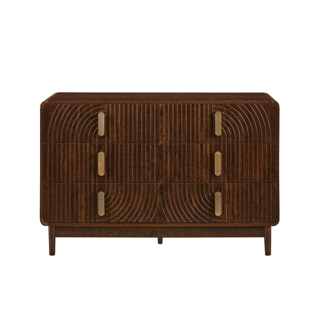 Marnie 6 Drawer Chest - Walnut