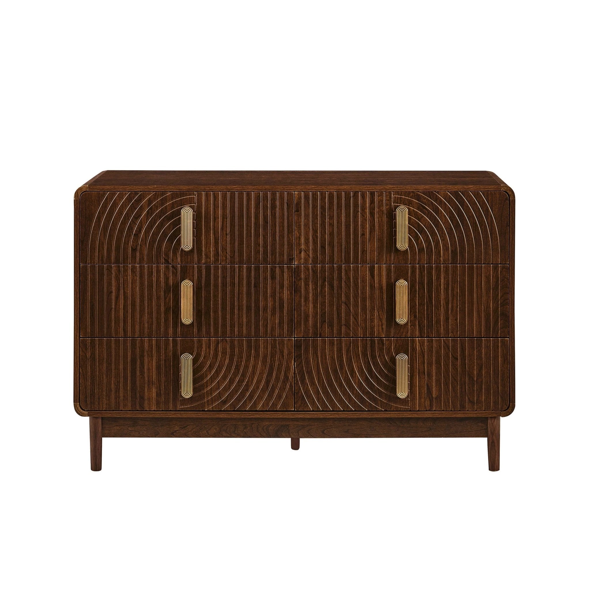 Marnie 6 Drawer Chest - Walnut