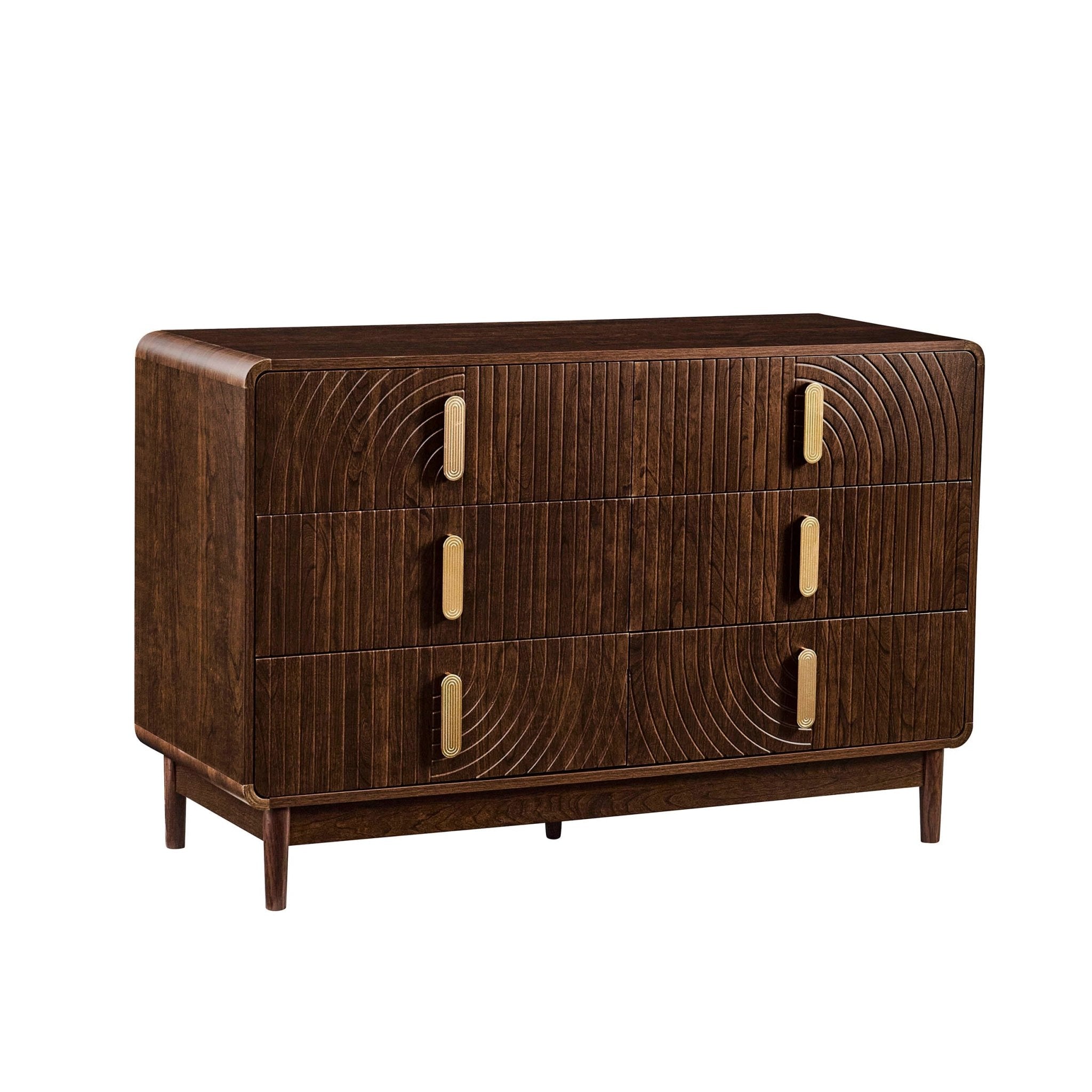Marnie 6 Drawer Chest - Walnut
