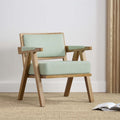 Matilda Accent Chair - Green Chevron