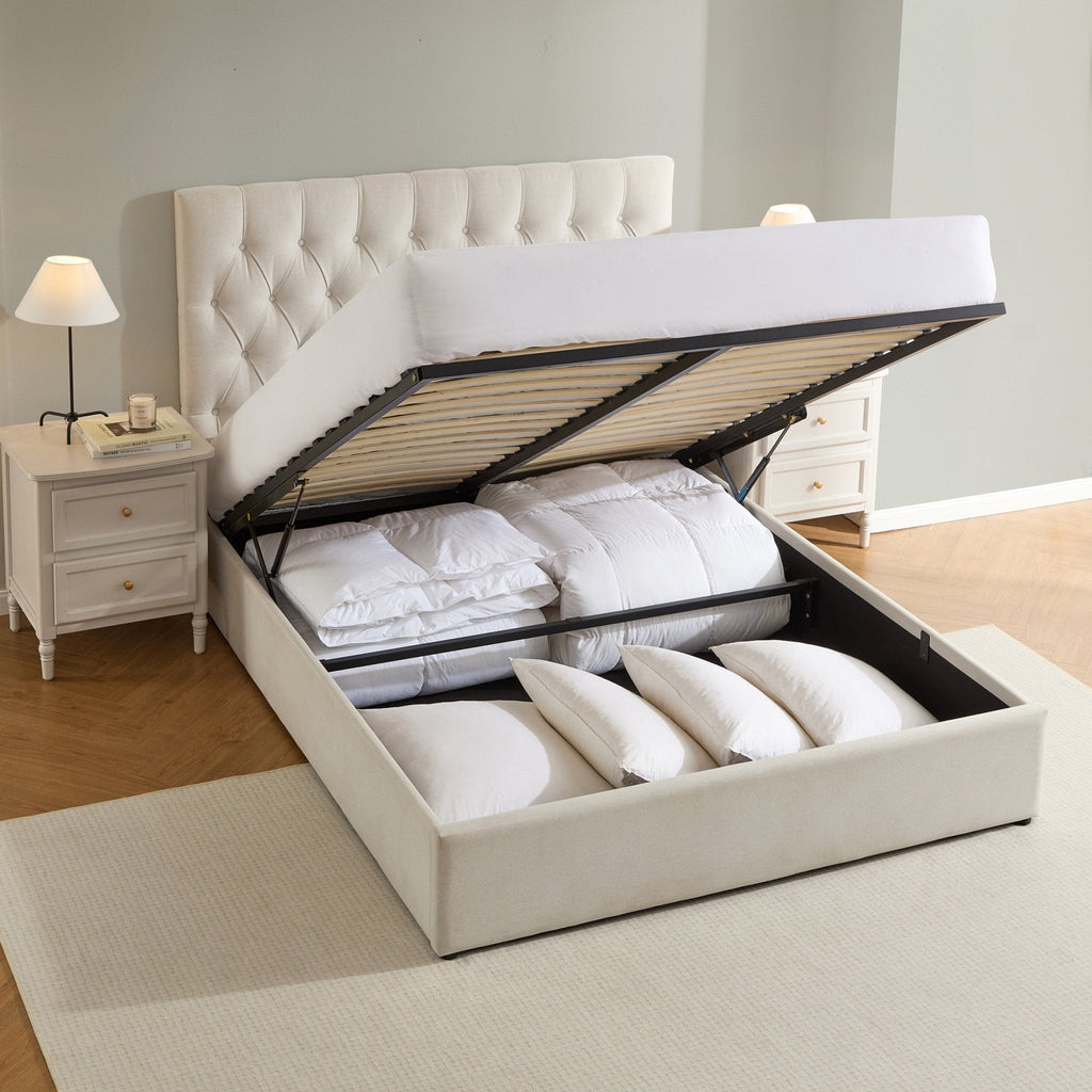 Middleton Ottoman Storage Bed - Natural