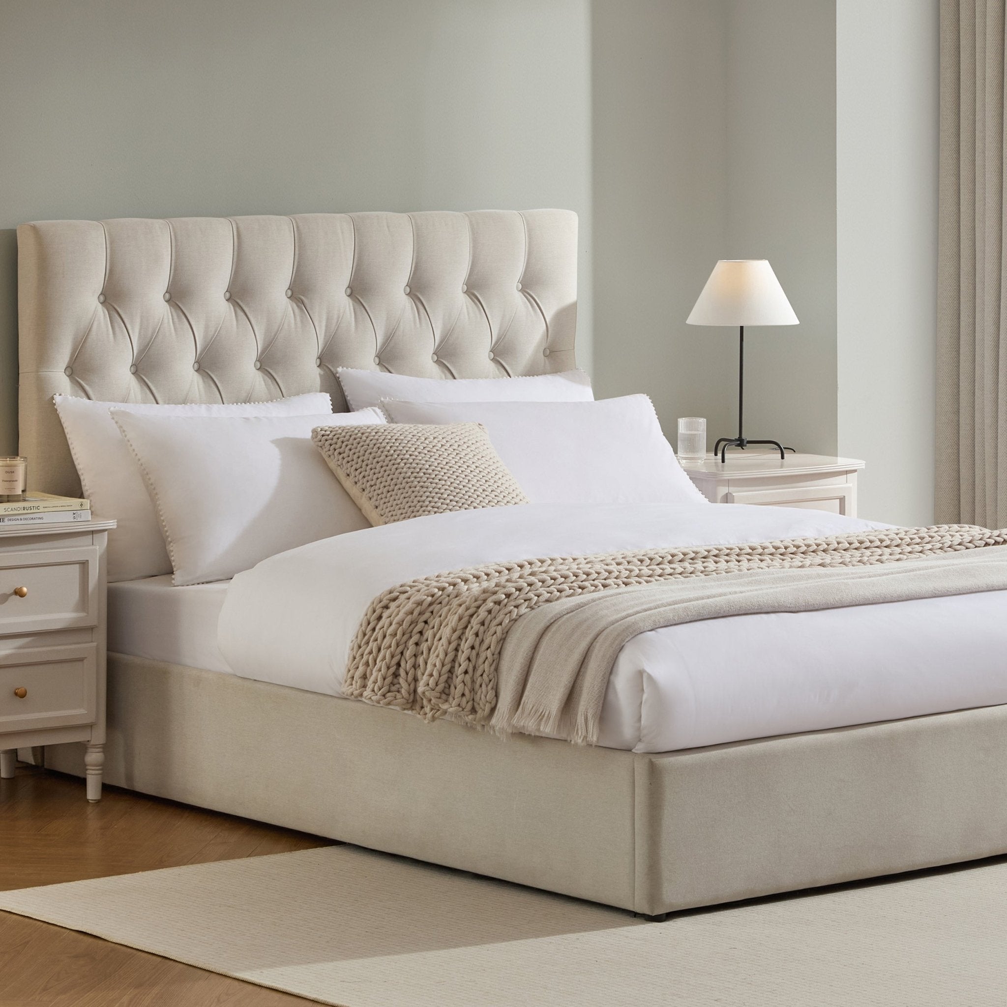 Middleton Ottoman Storage Bed - Natural