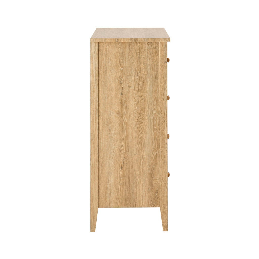 Nell 5 Drawer Chest - Light Wood