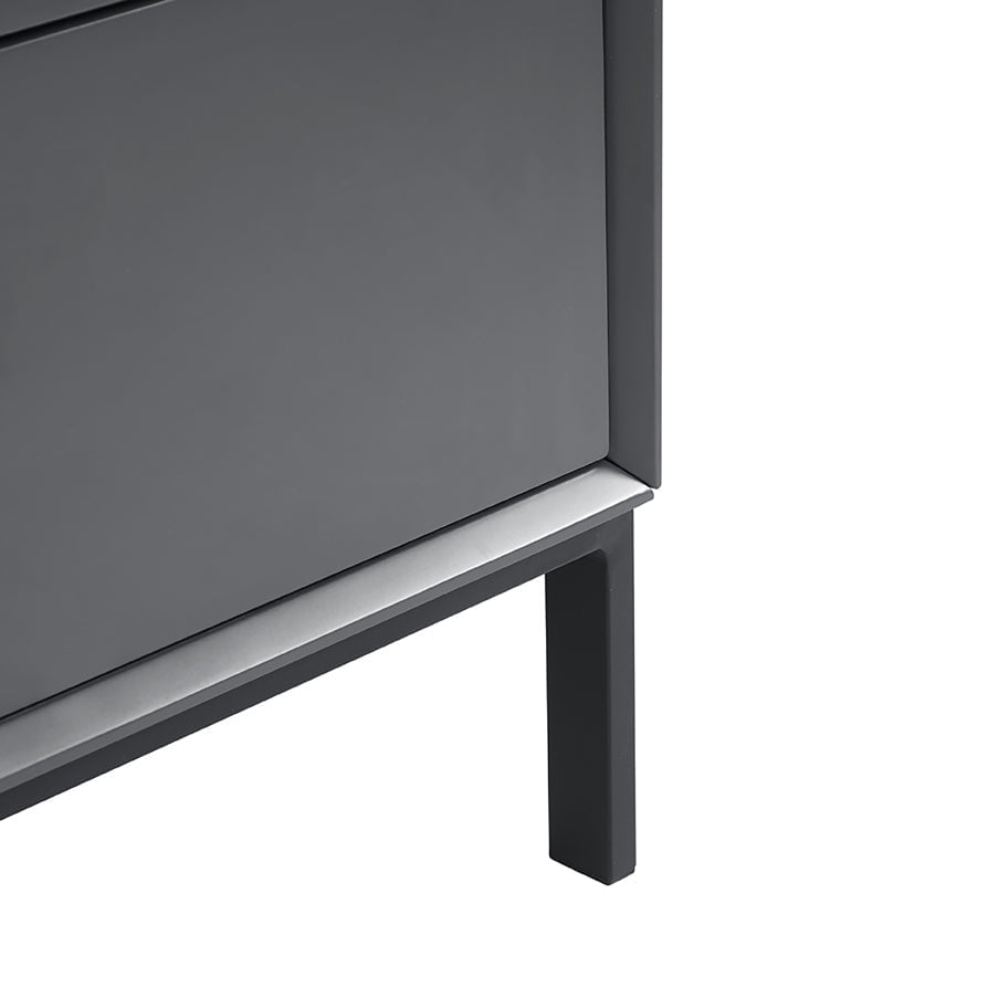 Nova Large Sideboard with Drawers - Charcoal