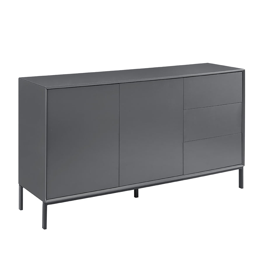 Nova Large Sideboard with Drawers - Charcoal
