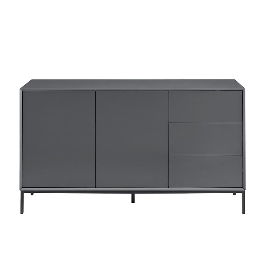 Nova Large Sideboard with Drawers - Charcoal