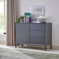 Nova Small Sideboard with Drawers - Charcoal