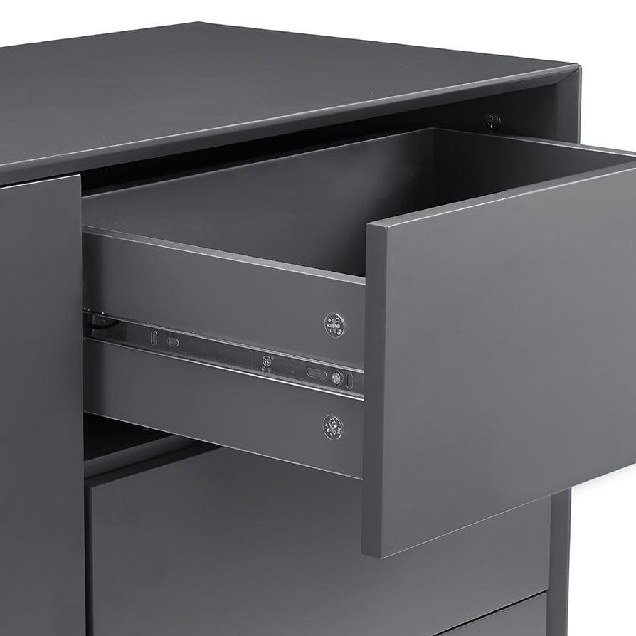 Nova Small Sideboard with Drawers - Charcoal