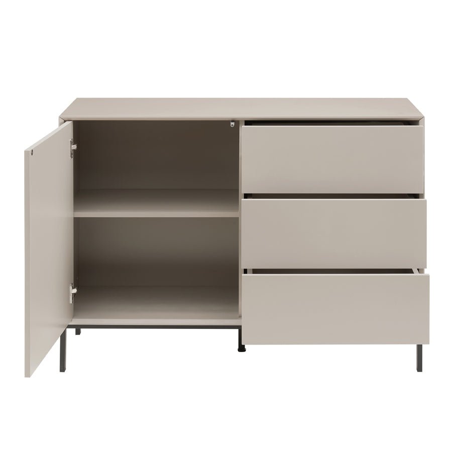 Nova Small Sideboard with Drawers - Taupe