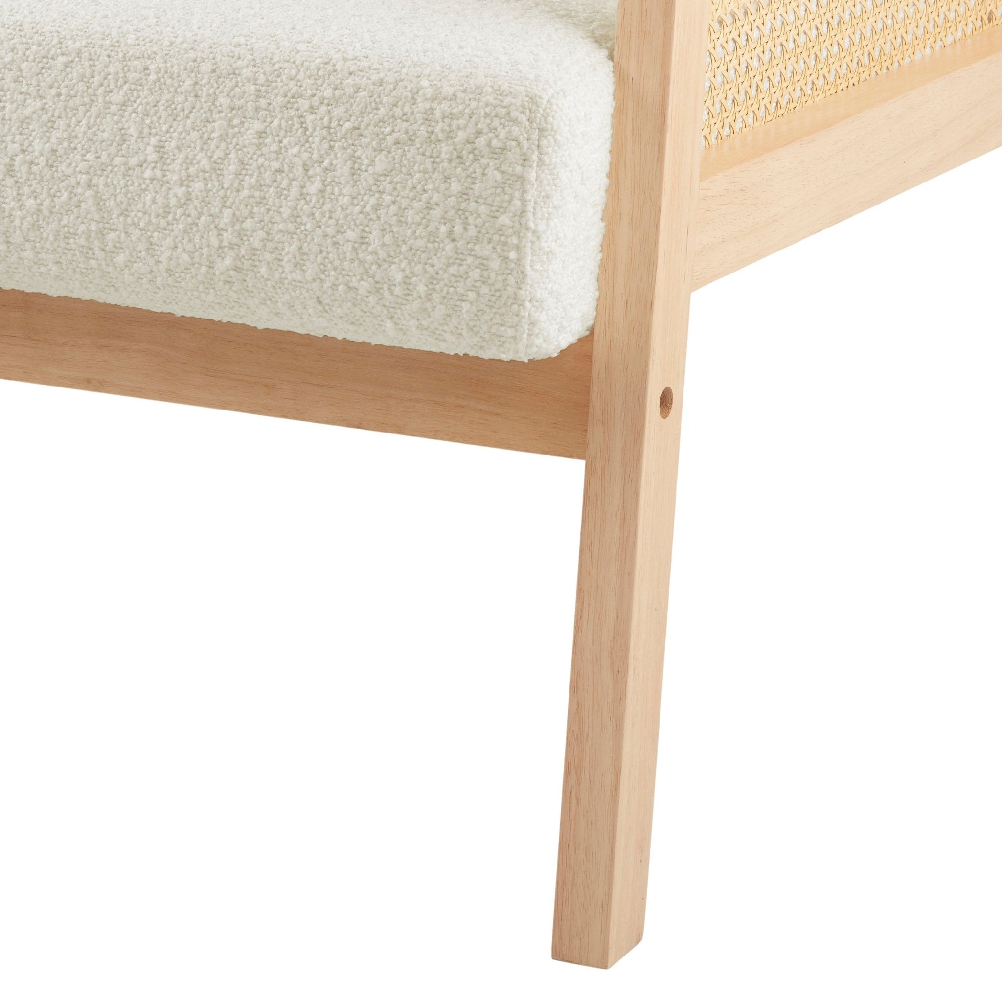 Orla Accent Chair - Boucle Ivory