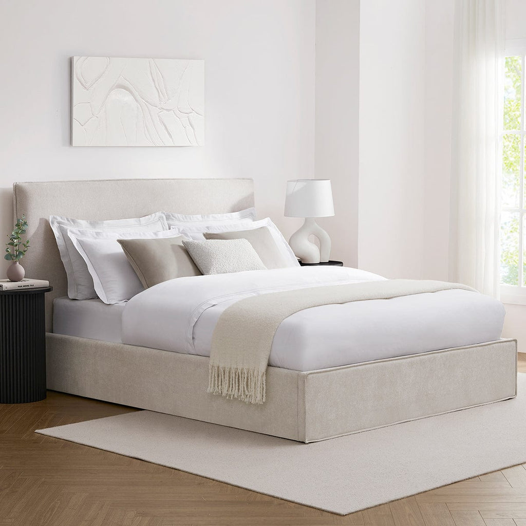 Oslo Ottoman Storage Bed - Ivory