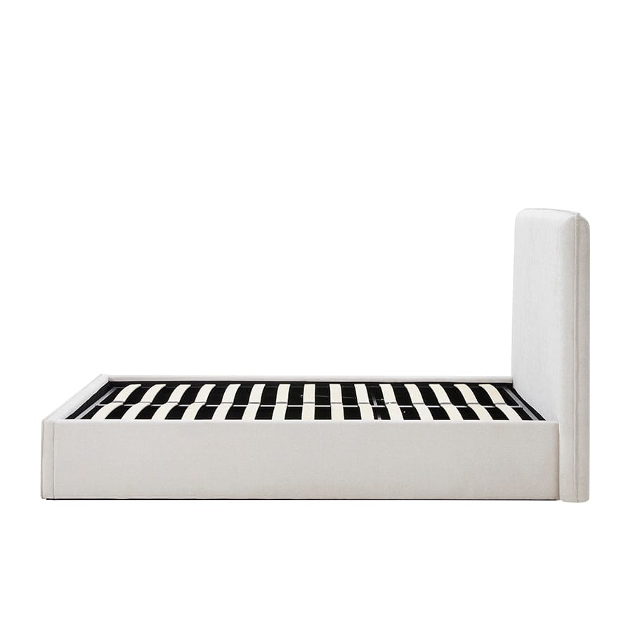 Oslo Ottoman Storage Bed - Ivory