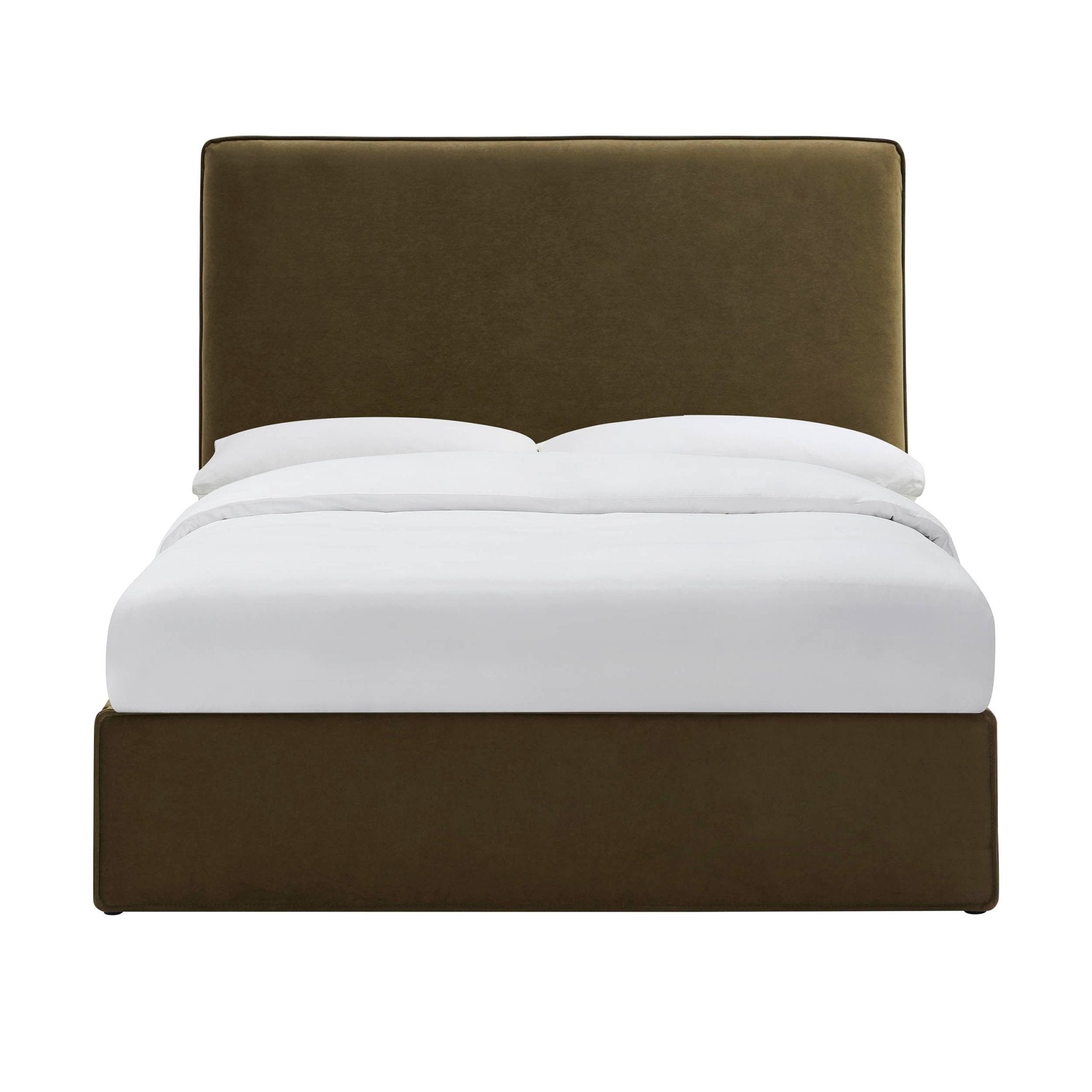 Oslo Ottoman Storage Bed - Olive