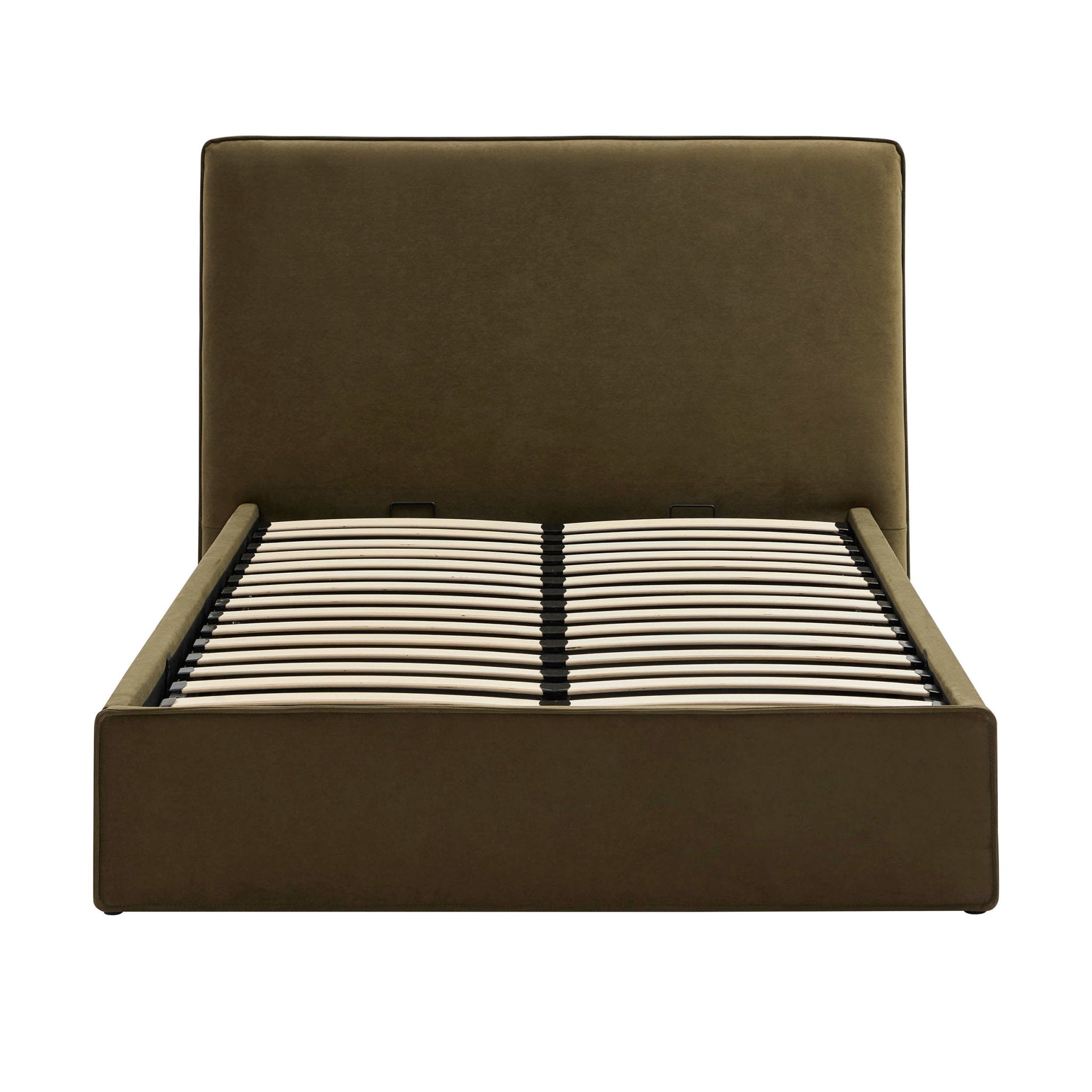 Oslo Ottoman Storage Bed - Olive