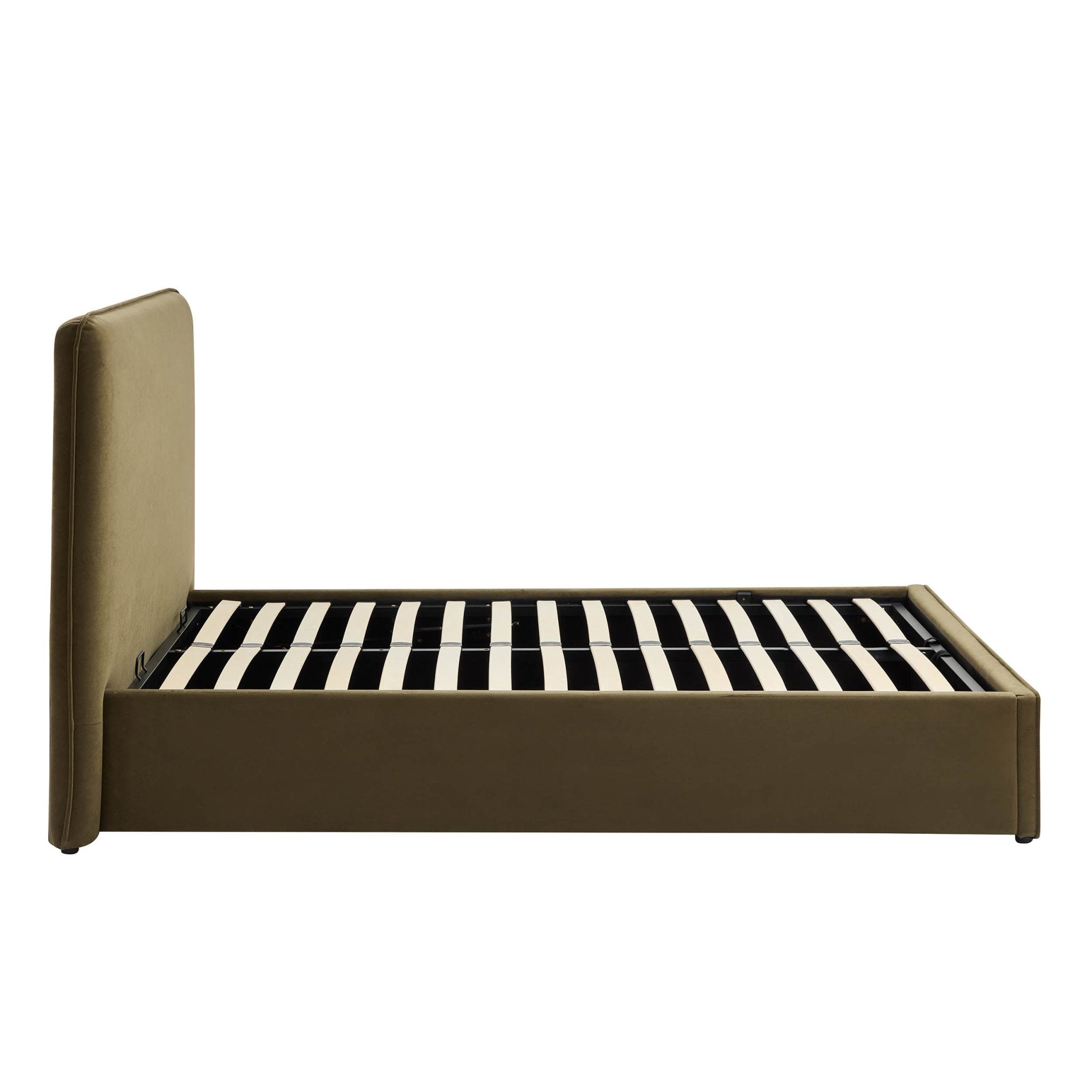 Oslo Ottoman Storage Bed - Olive