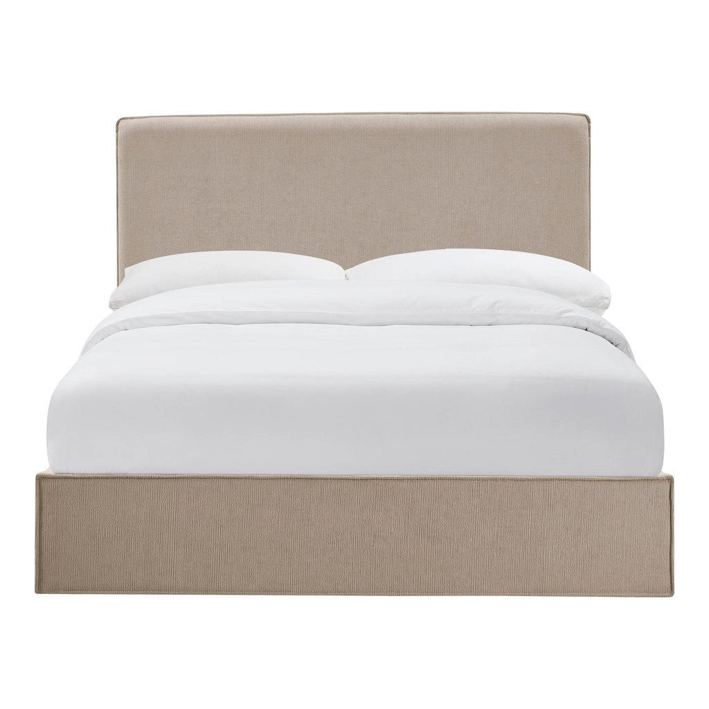 Oslo Ottoman Storage Bed - Textured Oatmeal