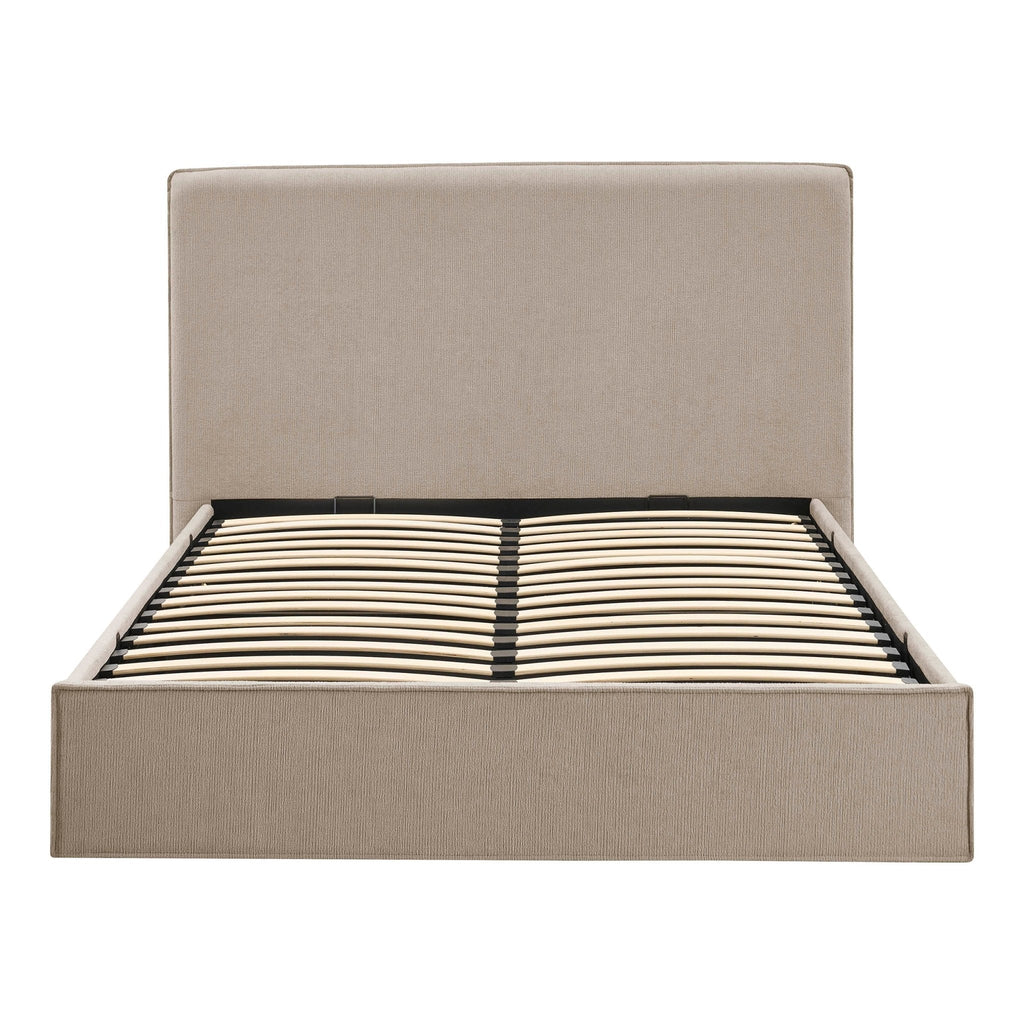 Oslo Ottoman Storage Bed - Textured Oatmeal