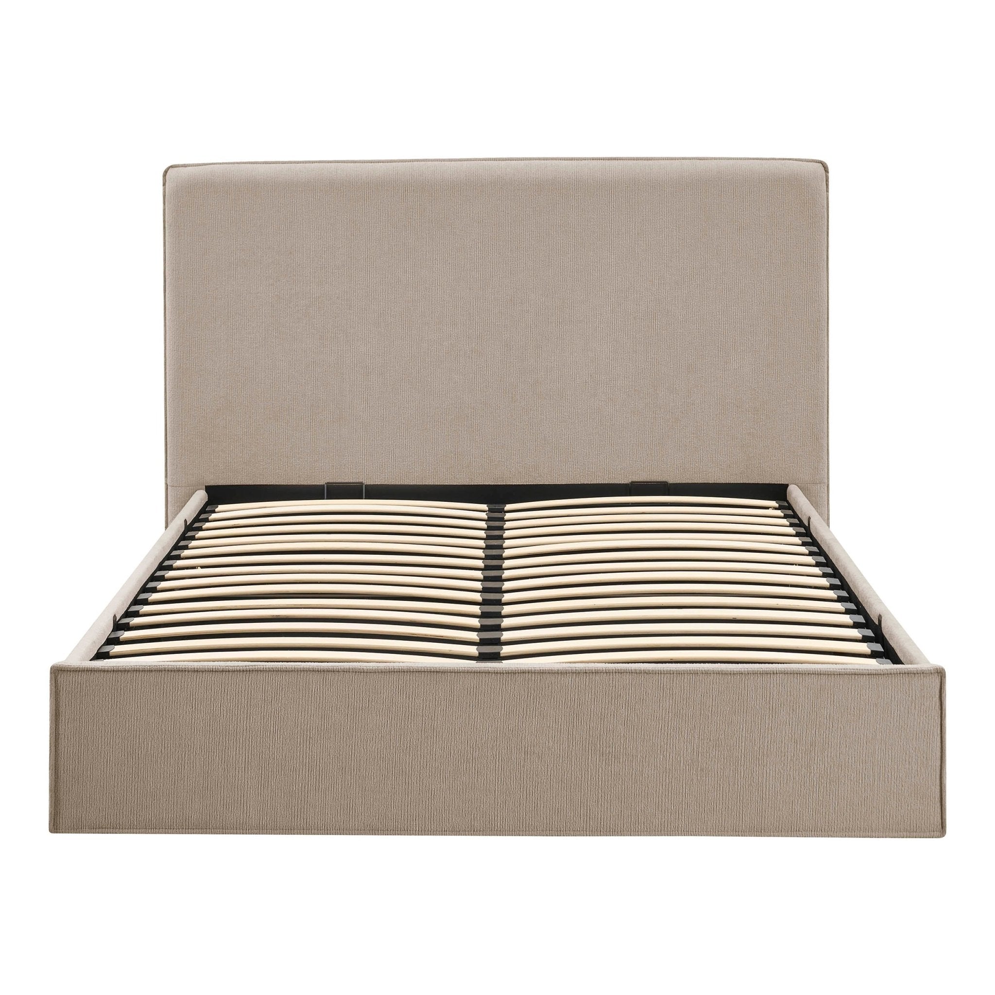 Oslo Ottoman Storage Bed - Textured Oatmeal