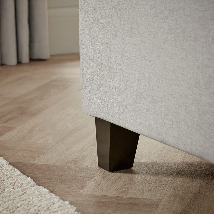 Middleton Button Back Storage Ottoman - Natural