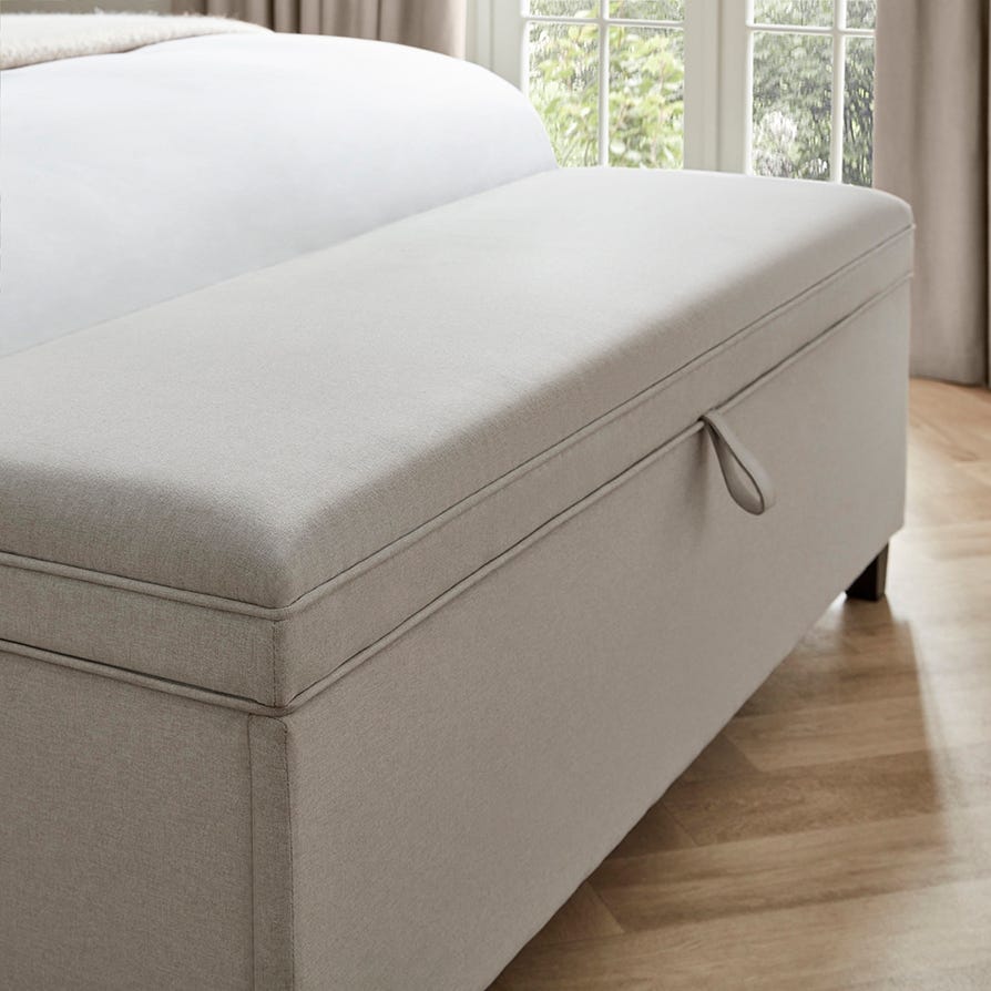 Windermere Storage Ottoman - Natural