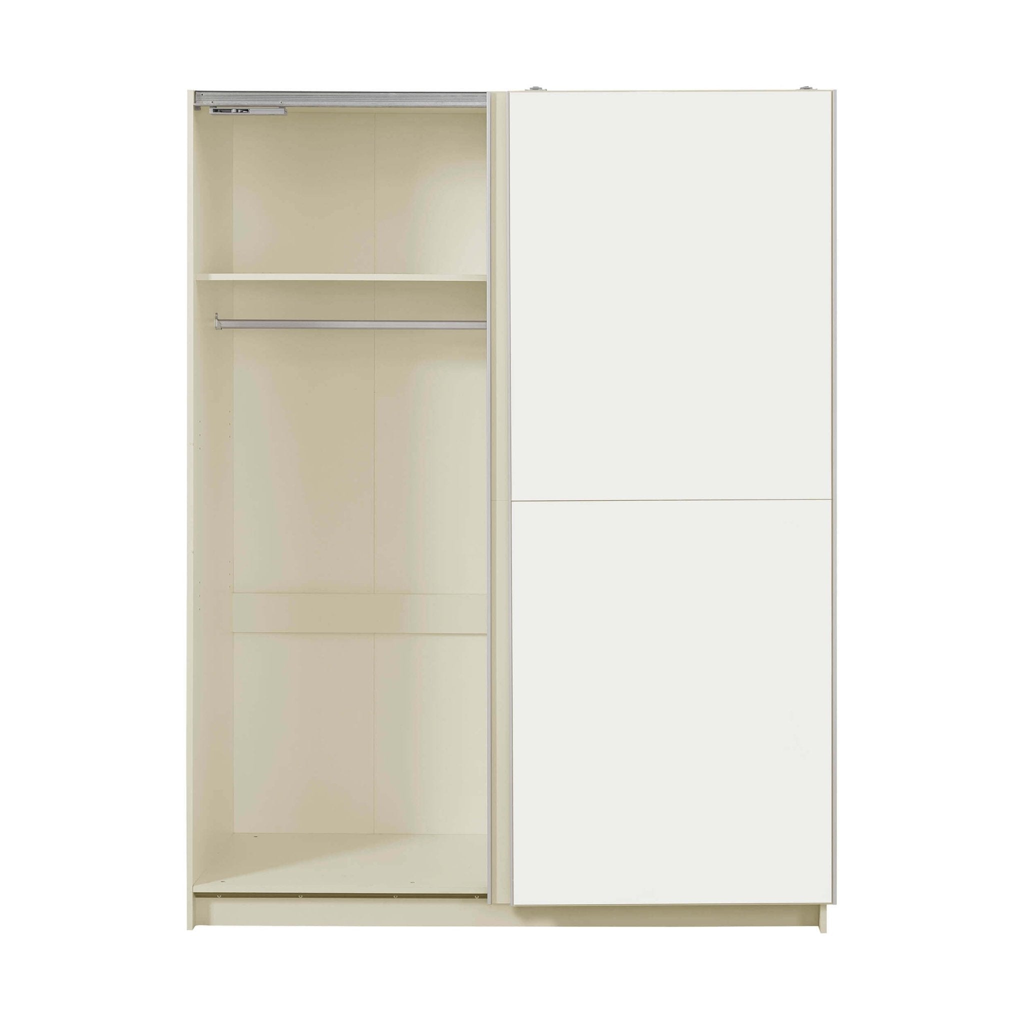 Penelope 150cm 2 Door Sliding Wardrobe - Cream