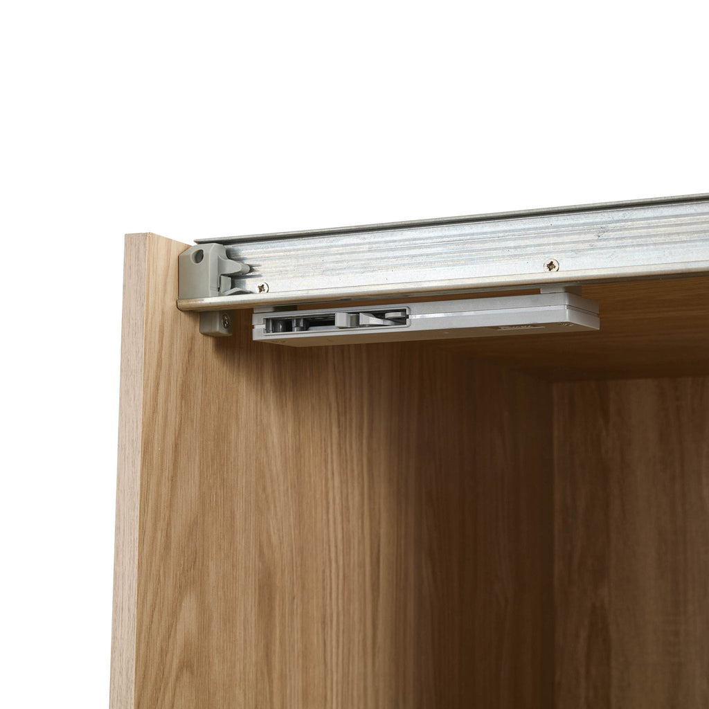 Penelope 150cm 2 Door Sliding Wardrobe - Light Wood