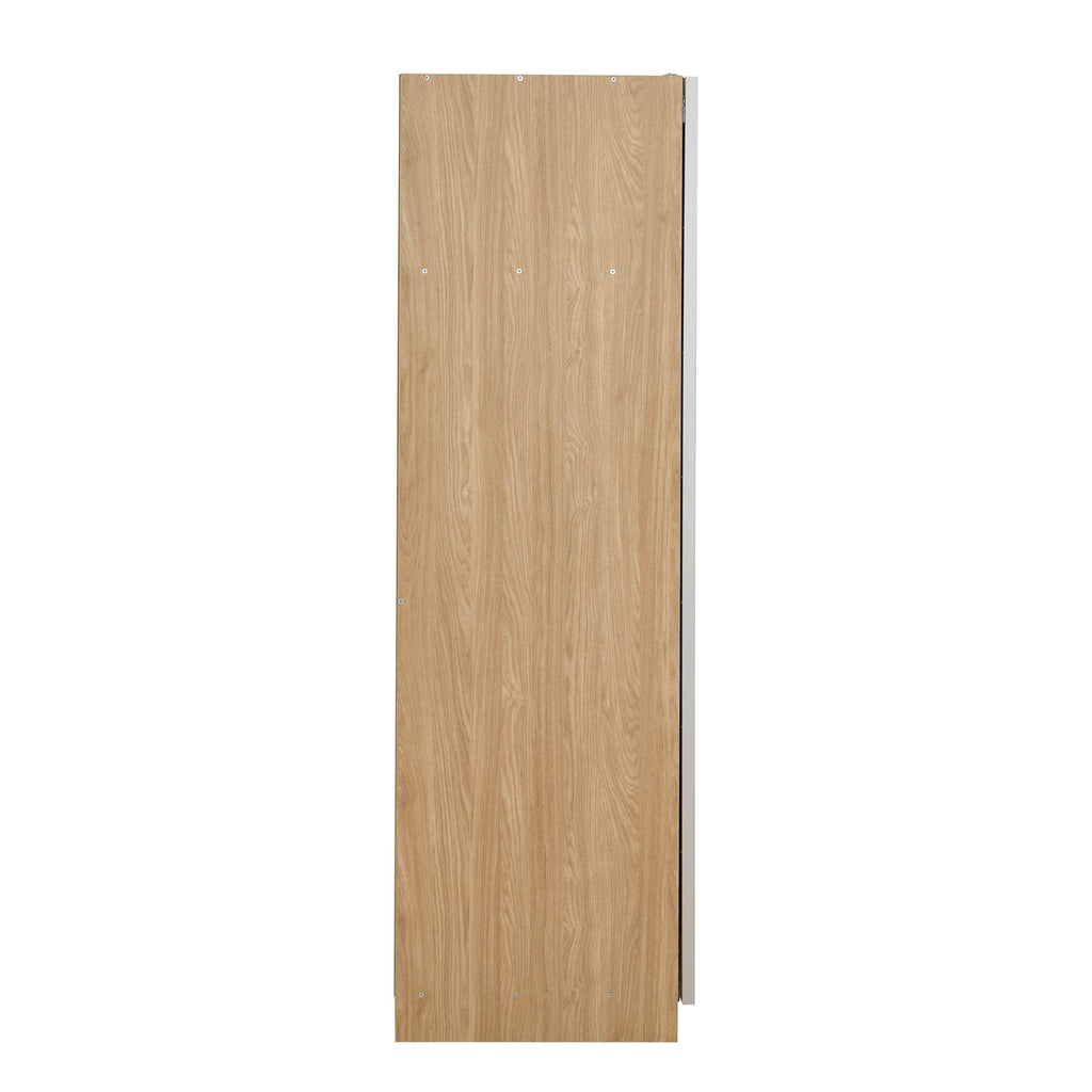 Penelope 150cm 2 Door Sliding Wardrobe - Light Wood