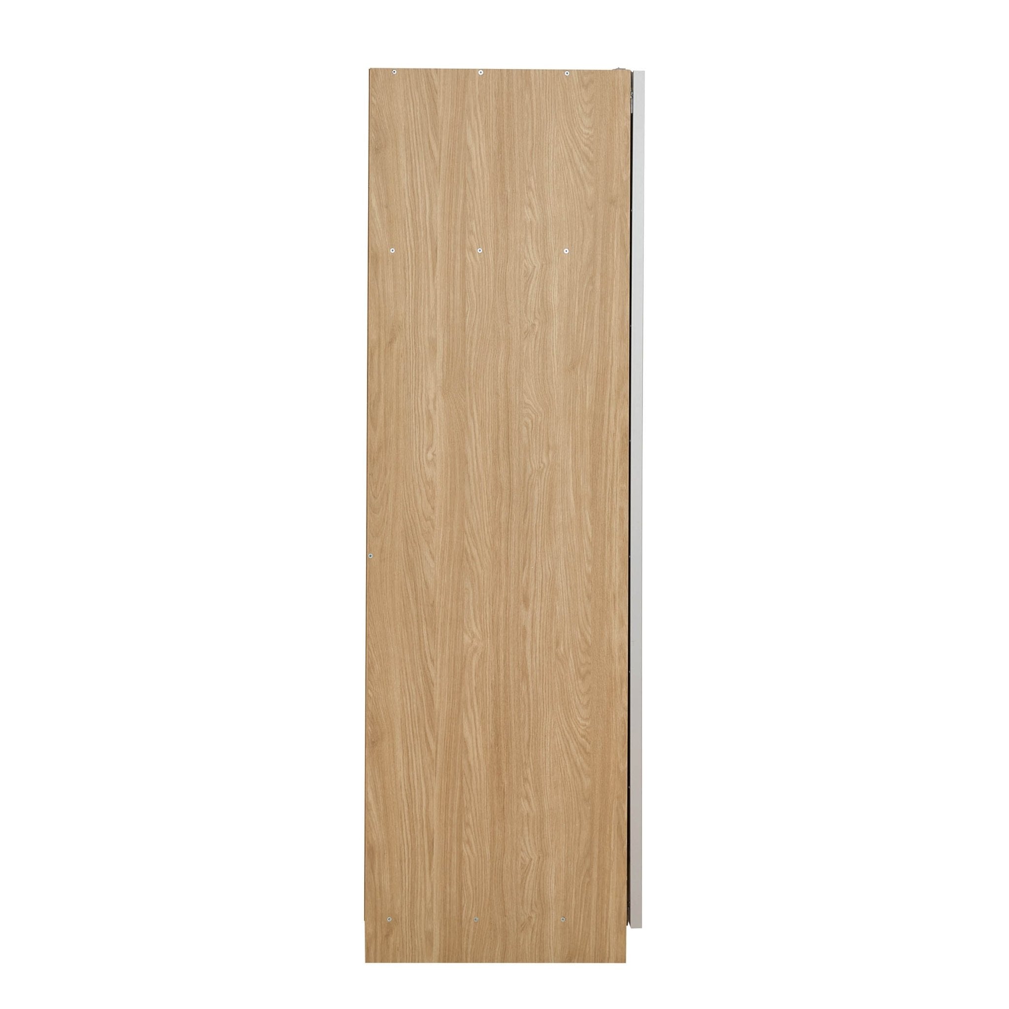 Penelope 150cm 2 Door Sliding Wardrobe - Light Wood