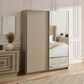 Penelope 150cm 2 Door Sliding Wardrobe - Taupe