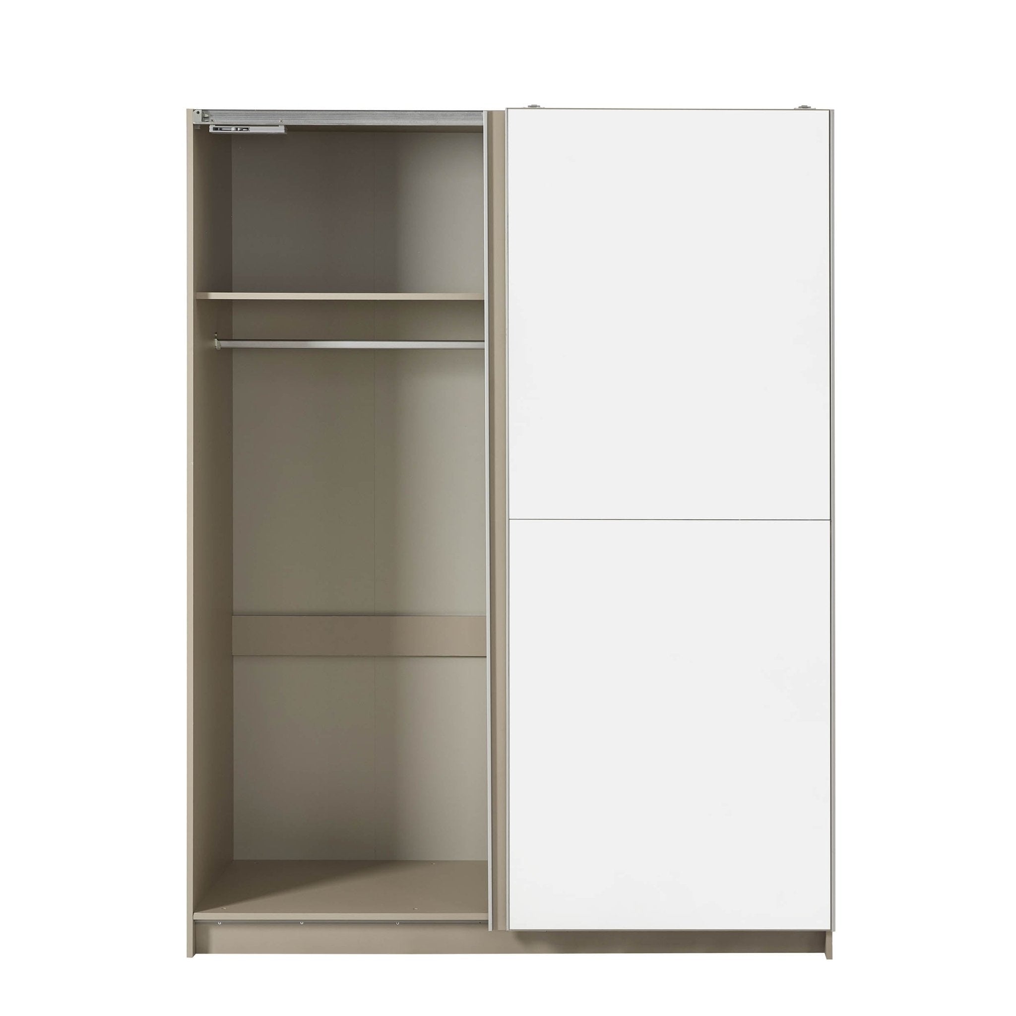 Penelope 150cm 2 Door Sliding Wardrobe - Taupe