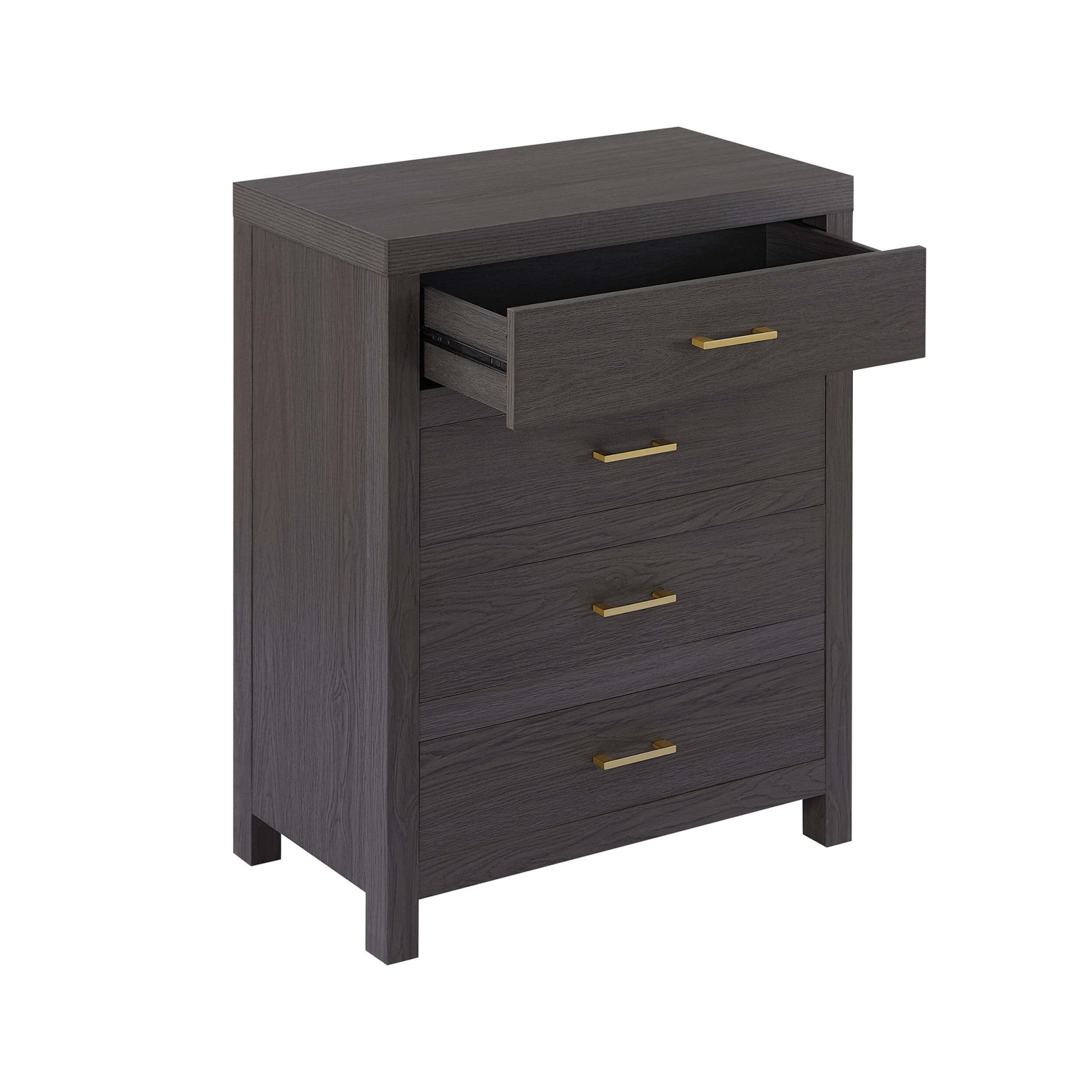 Piper 4 Drawer Chest - Dark Wood
