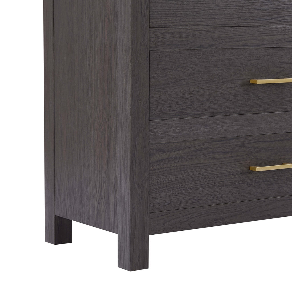Piper 4 Drawer Chest - Dark Wood