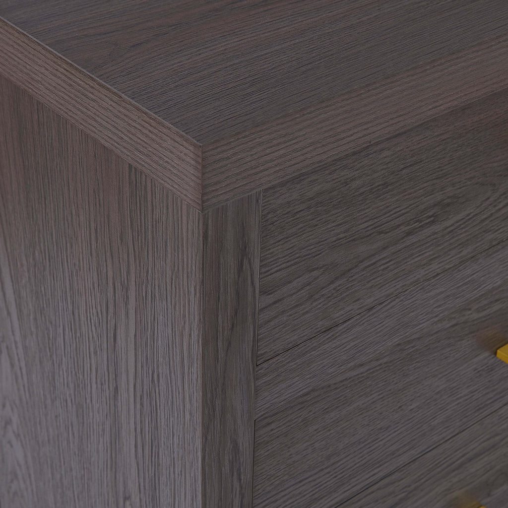 Piper 4 Drawer Chest - Dark Wood