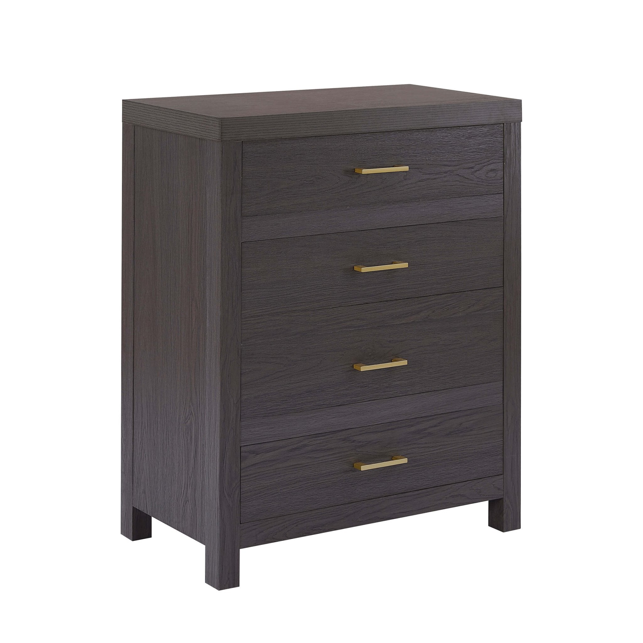 Piper 4 Drawer Chest - Dark Wood