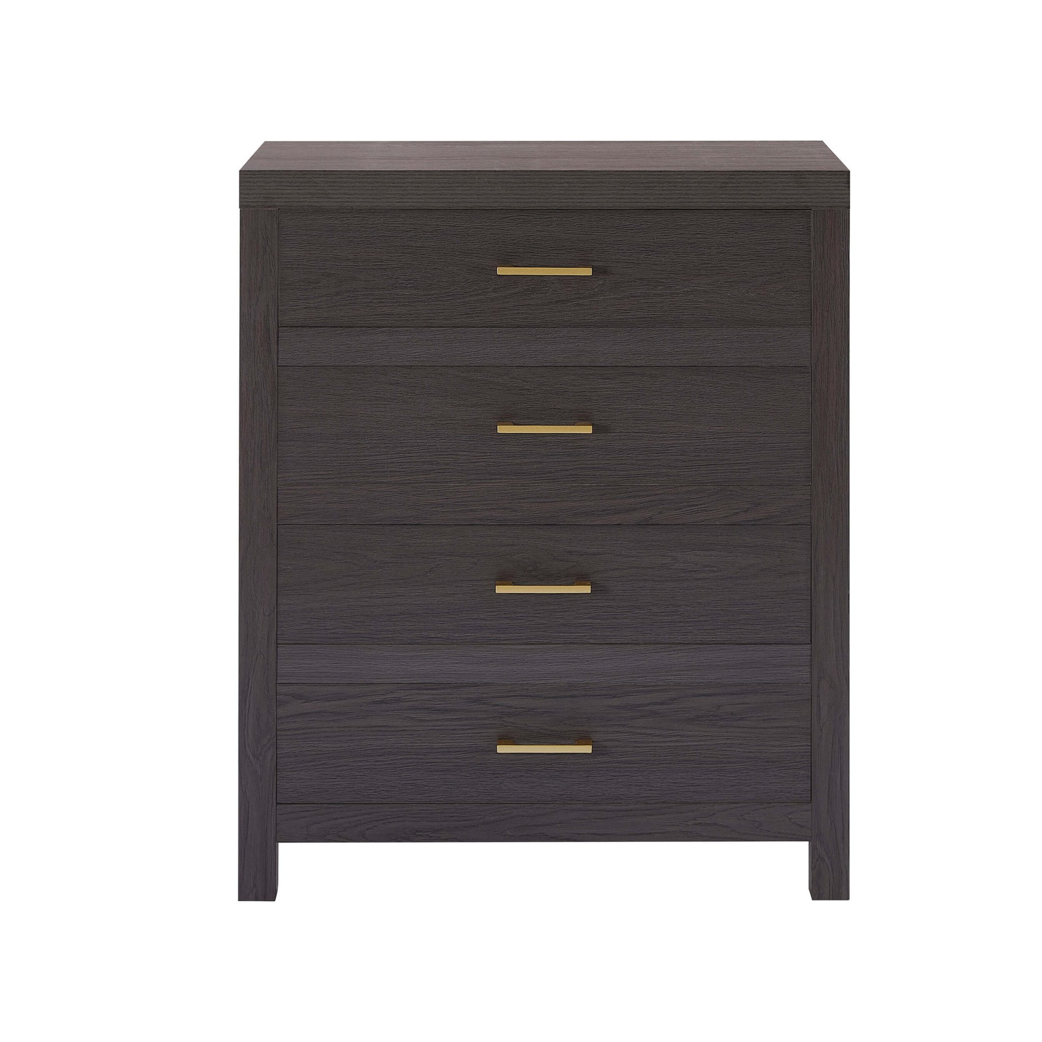 Piper 4 Drawer Chest - Dark Wood