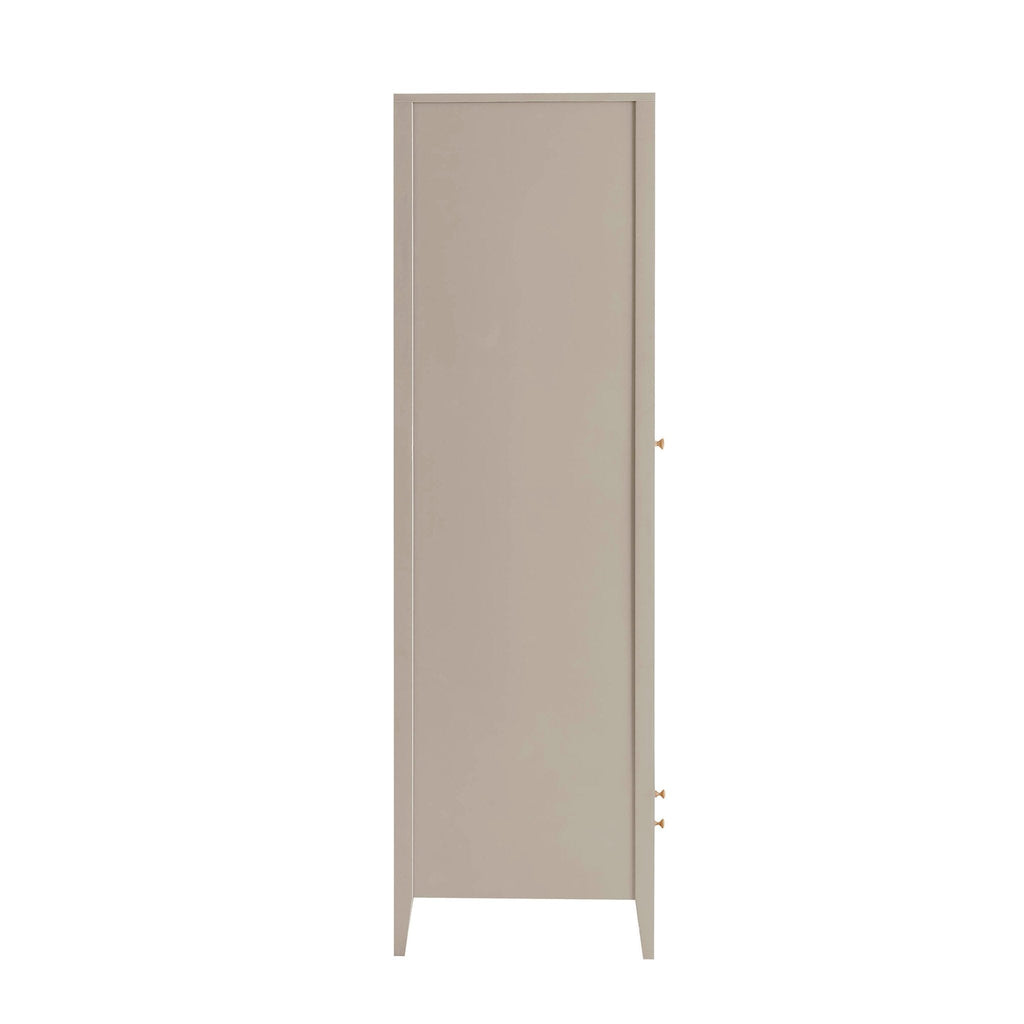 Poppy 2 Door Wardrobe with Drawer - Taupe