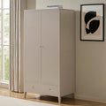 Poppy 2 Door Wardrobe with Drawer - Taupe