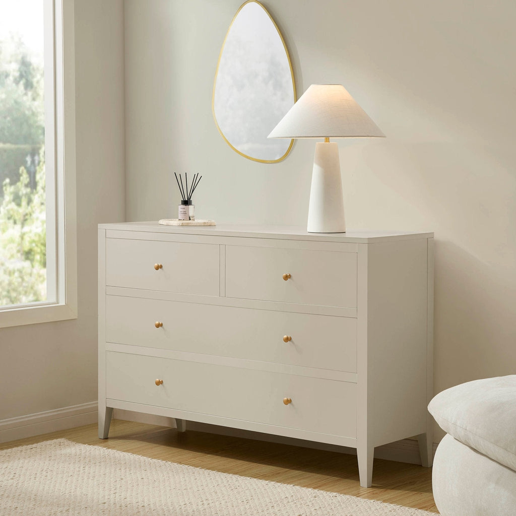 Poppy 4 Drawer Chest - Cream