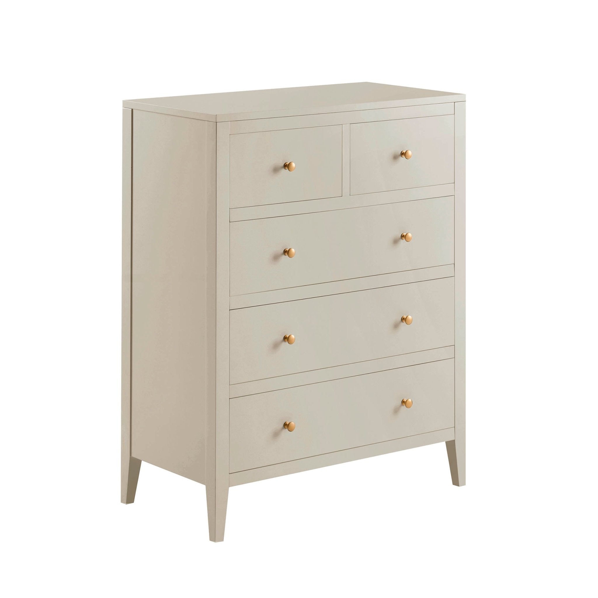 Poppy 5 Drawer Chest - Cream