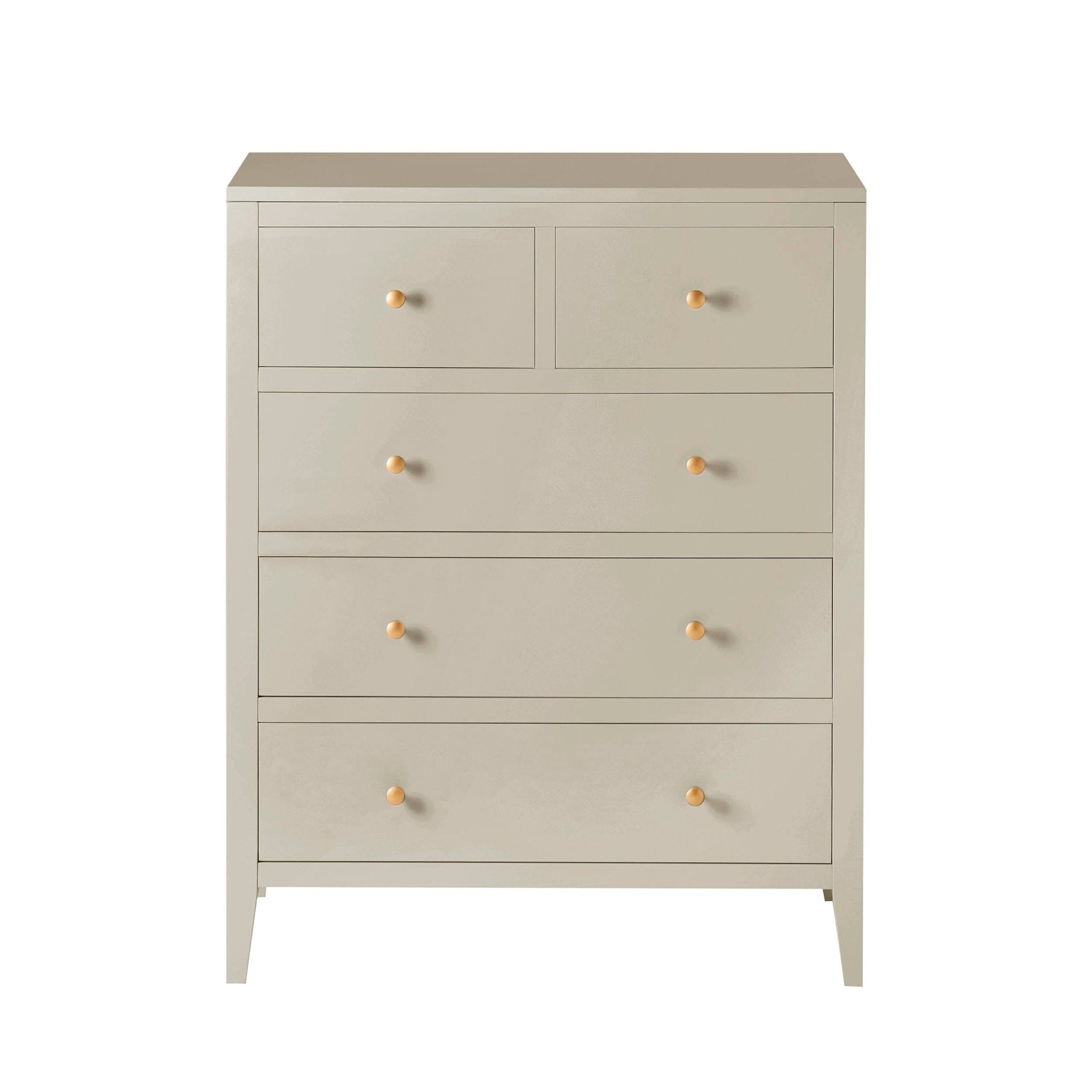 Poppy 5 Drawer Chest - Cream
