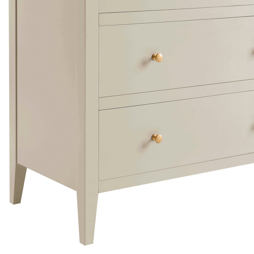 Poppy 5 Drawer Chest - Cream