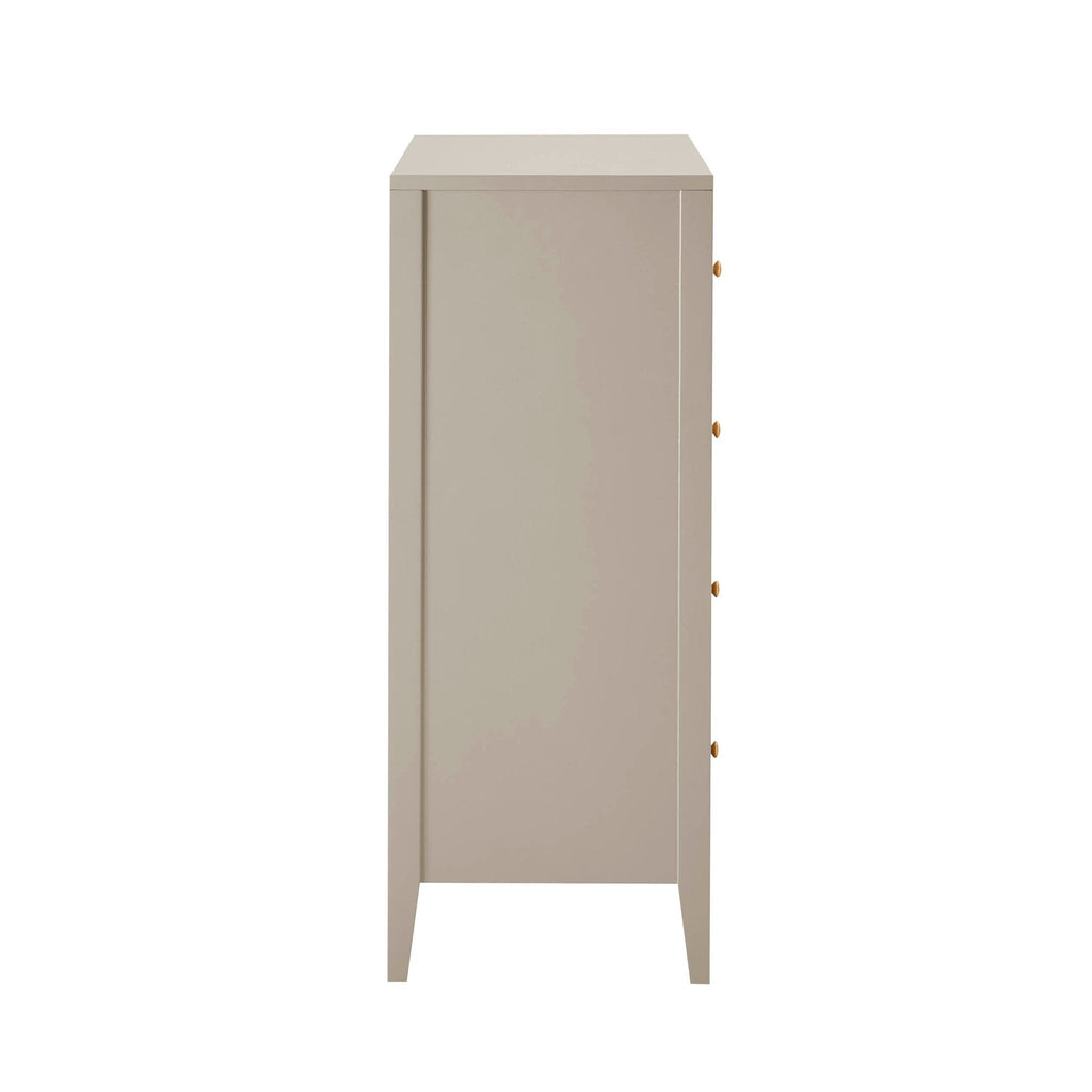 Poppy 5 Drawer Chest - Taupe