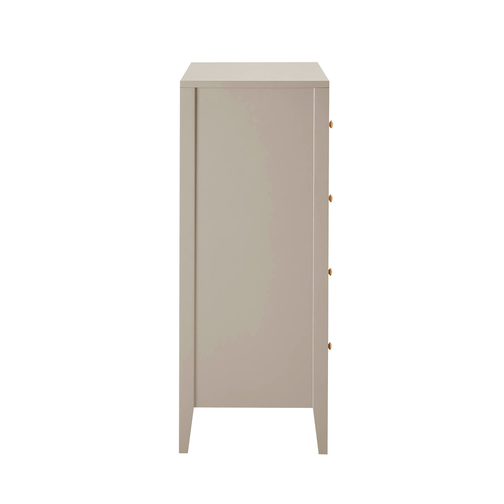 Poppy 5 Drawer Chest - Taupe