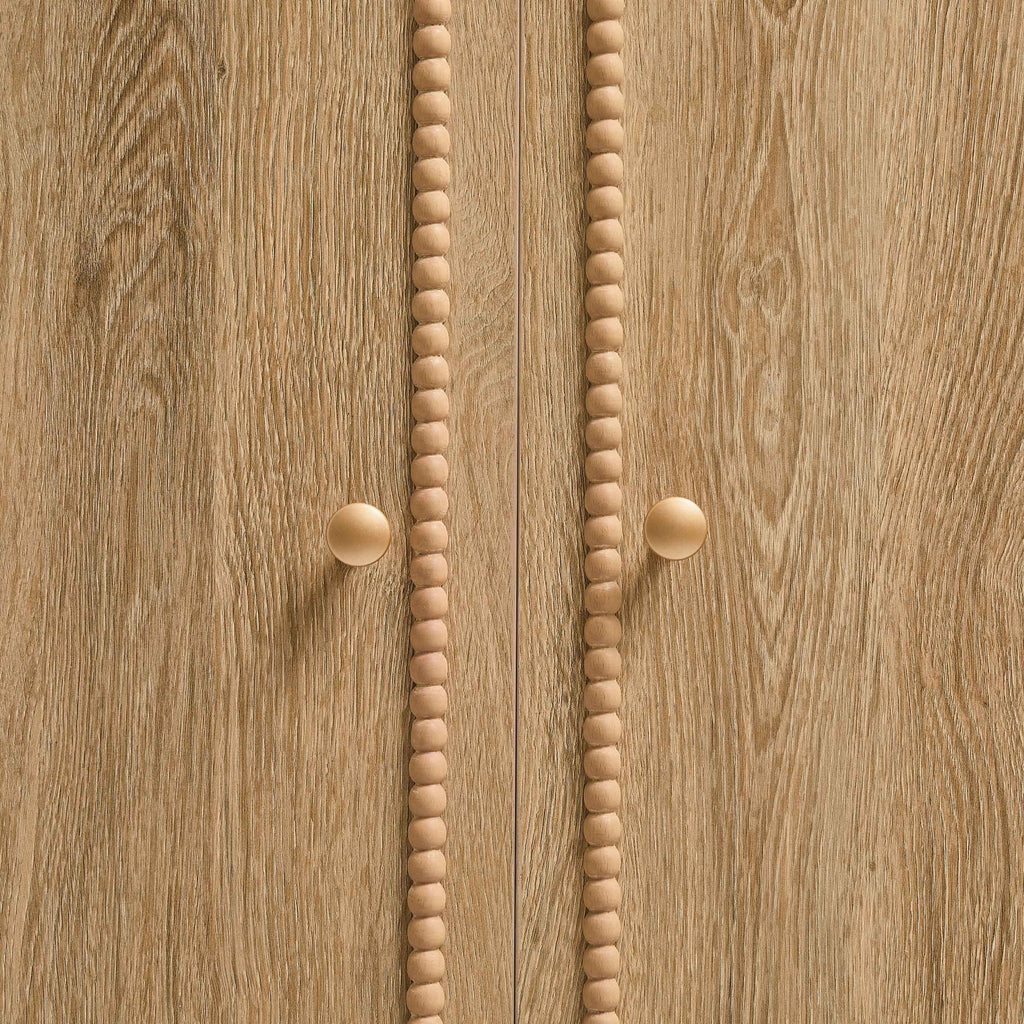 Posy Bobbin 2 Door Wardrobe with Drawer - Light Wood
