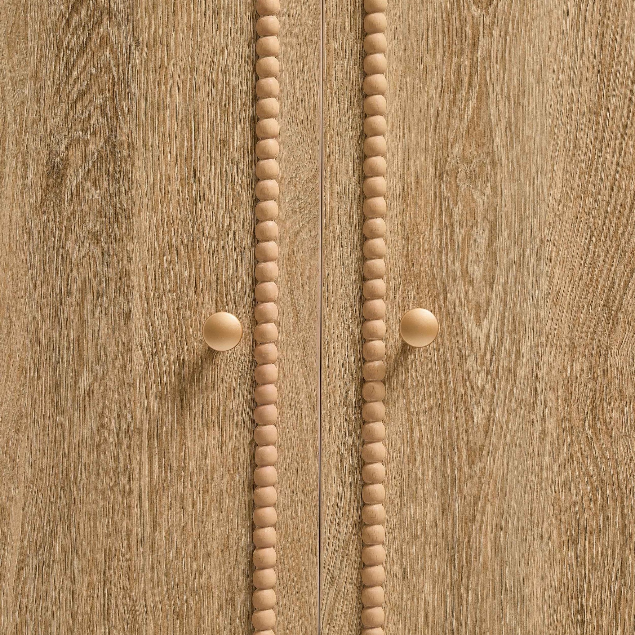 Posy Bobbin 2 Door Wardrobe with Drawer - Light Wood