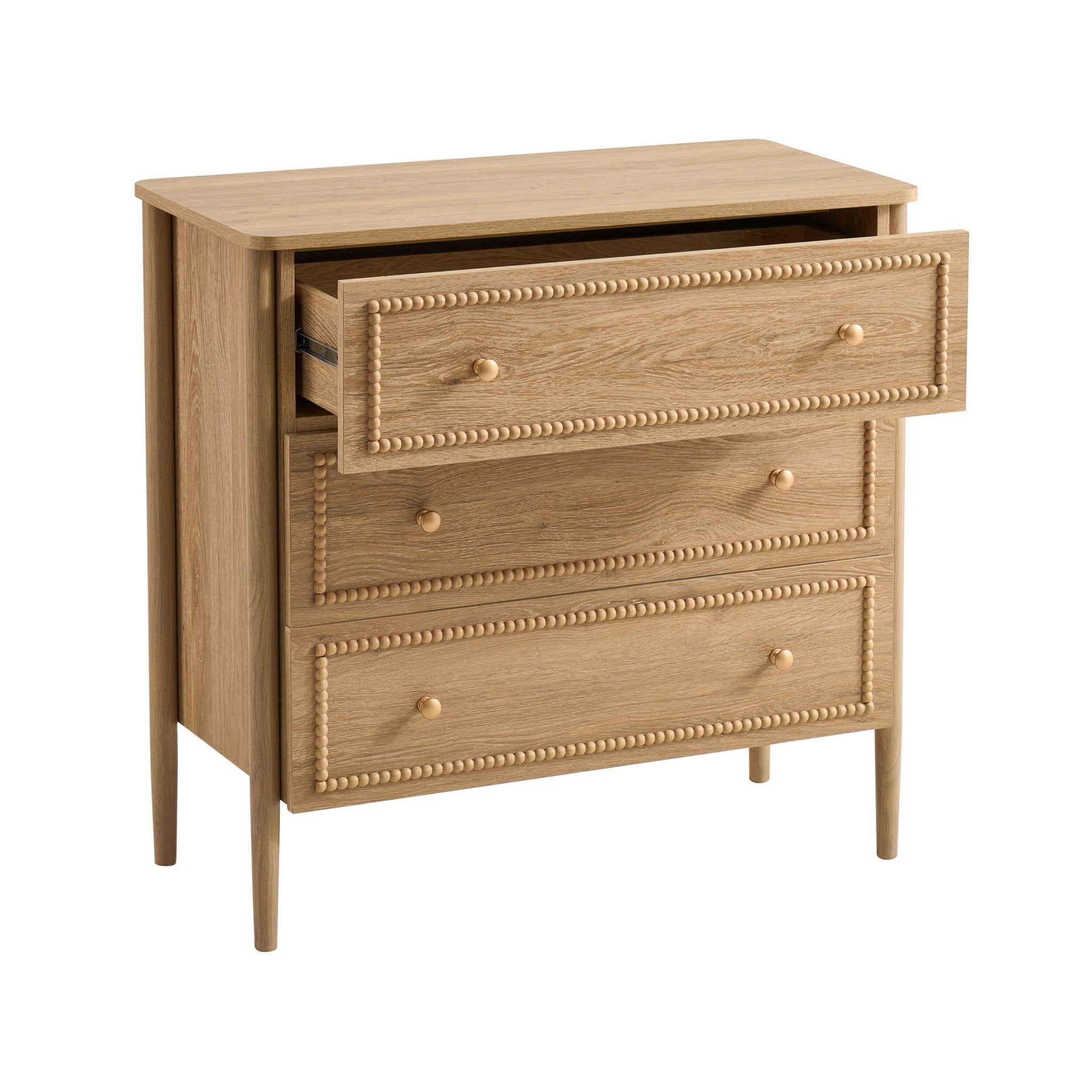 Posy Bobbin 3 Drawer Chest - Light Wood