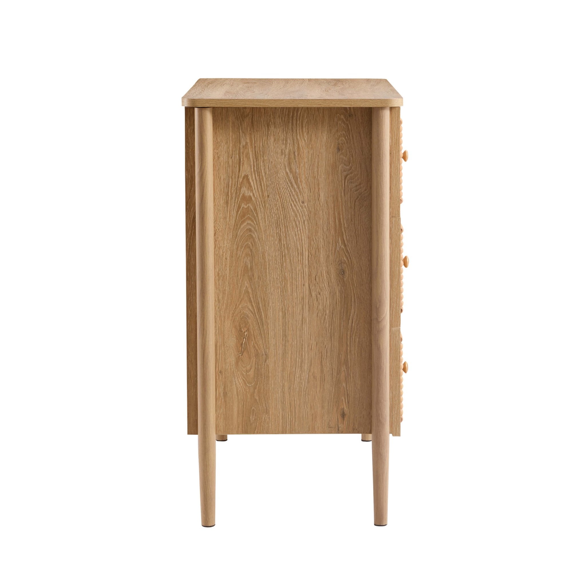Posy Bobbin 3 Drawer Chest - Light Wood